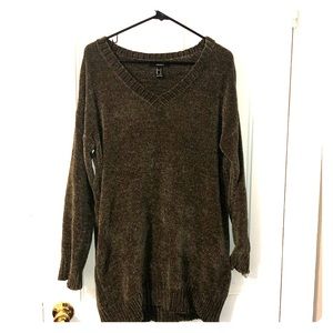 Forever 21 Deep Green Sweater Dress